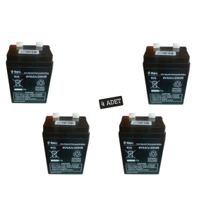 TTEC 4V 6Ah Bakımsız Kuru Akü 4 Adet TTEC 4V 6Ah Bakımsız Kuru Akü 4 Adet